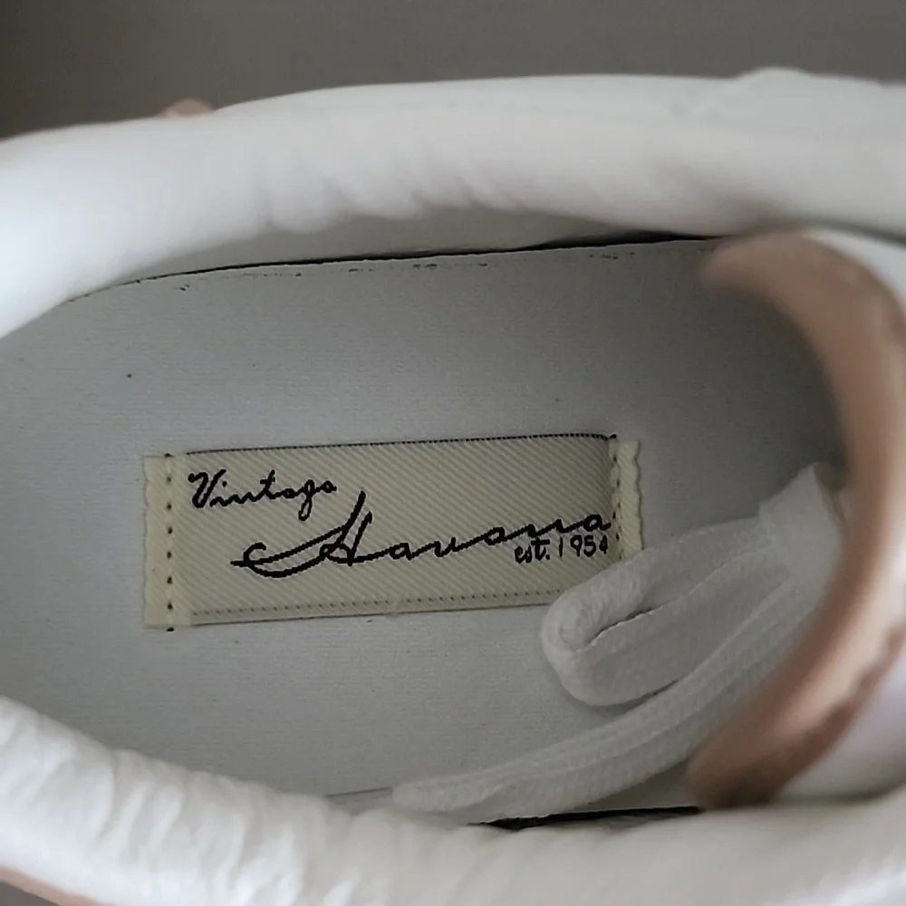 Vintage Havana Brand New White and Nude  Star Sneakers